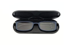 Ultradunne Leesbril mat donker blauw