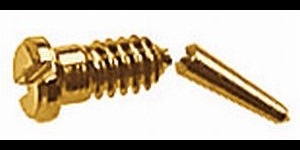 Gleufschroef goud Ø 1,5 lengte 3,5/6,5 mm