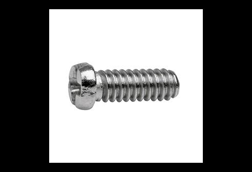 Gleufschroef zilver Ø 1,4 lengte 4,4 mm