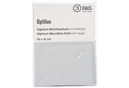 Microvezeldoekje - 30 x 30 - Lichtgrijs - Optilux Premium kwaliteit