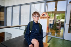 Alex transparant midnight blue, maat 48