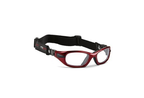 Progear Sportbril met hoofdband - M - Metallic Red