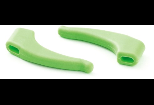 Milo & Me kids antislip oorhaakjes, appelgroen (col. T38)