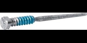 Gleufschroef zilver Tuflock Ø 1,4 lengte 5,5/15,5 mm